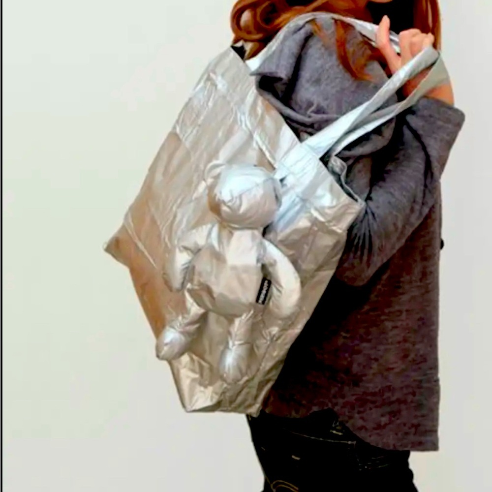 PERIGOT Original Bear Bag Shopper Medium 25cm
Silver